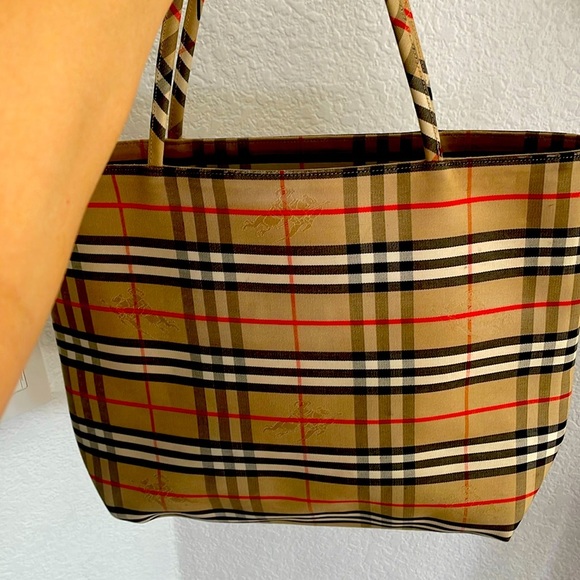 BURBERRY TOTE BAG - Picture 1 of 11
